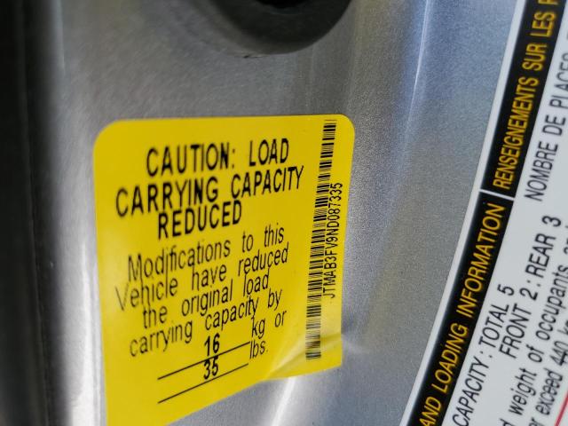 2022 TOYOTA RAV4 PRIME SE JTMAB3FV9ND087335