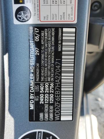 2017 MERCEDES-BENZ E 43 4MATI - WDDZF6EB7HA270471
