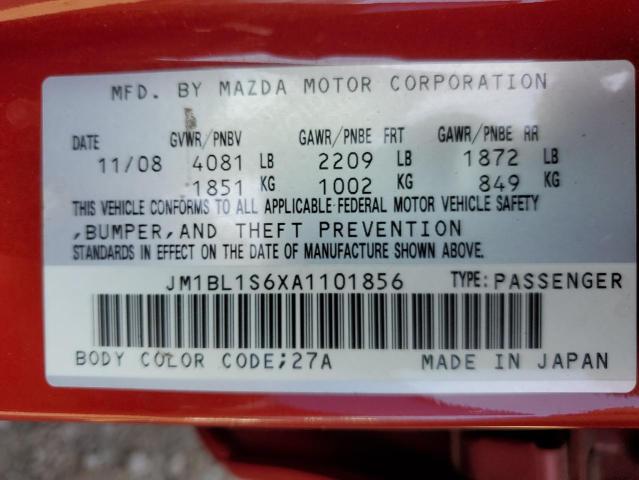 2010 MAZDA 3 S - JM1BL1S6XA1101856