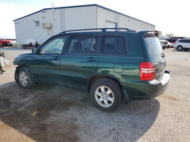 TOYOTA HIGHLANDER 2003 green  gas JTEHF21A830155206 photo #3
