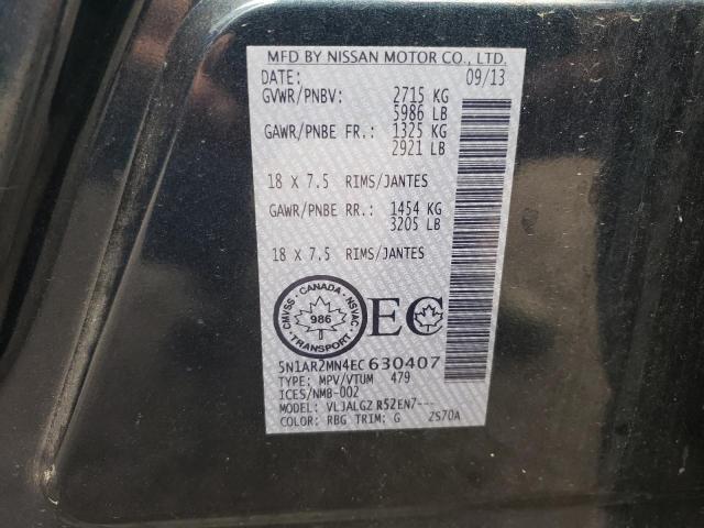 2014 NISSAN PATHFINDER - 5N1AR2MN4EC630407