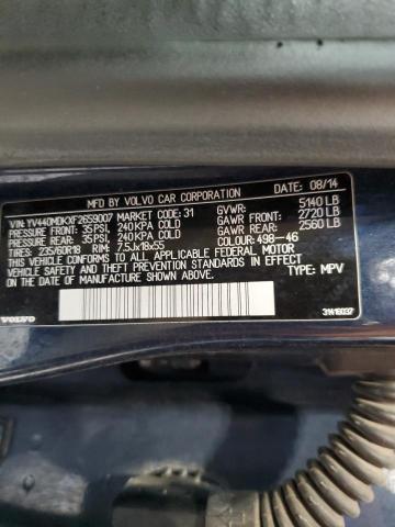 2015 VOLVO XC60 T5 PR YV440MDKXF2659007