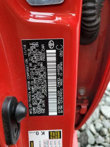 2015 TOYOTA PRIUS JTDKN3DU4F0428137