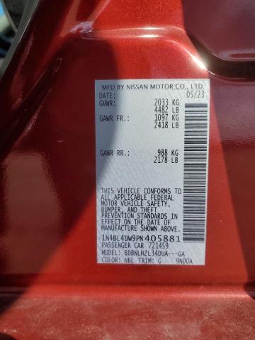 2023 NISSAN ALTIMA SV 1N4BL4DW9PN405881
