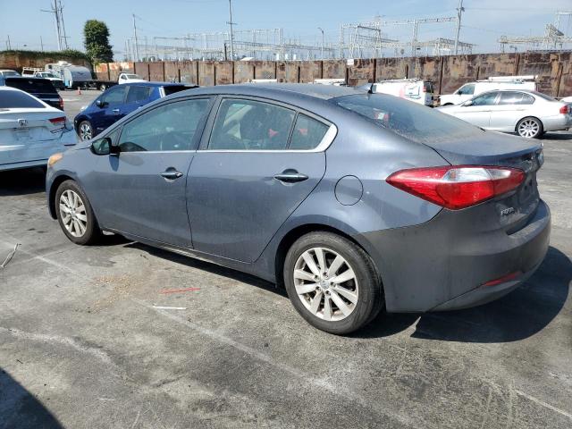 KIA FORTE EX 2014 blue  gas KNAFX4A80E5127999 photo #3
