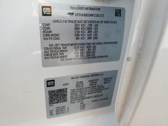2023 GMC SIERRA K15 1GTUUBED6PZ181172