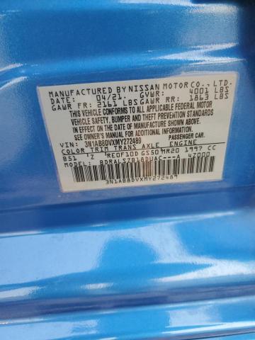 2021 NISSAN SENTRA SR 3N1AB8DVXMY272489