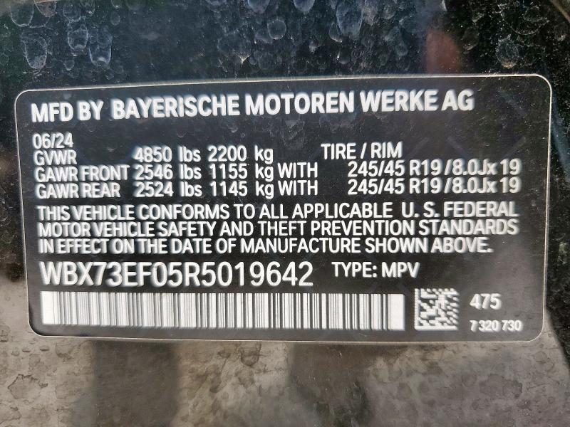 2024 BMW X1 XDRIVE28I WBX73EF05R5019642
