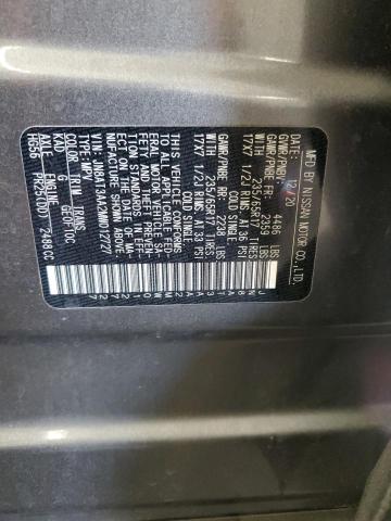2021 NISSAN ROGUE S JN8AT3AA2MW012727
