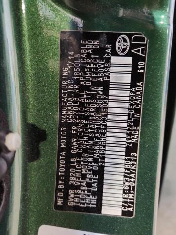 2015 TOYOTA COROLLA EC 2T1BPRHE8FC315037