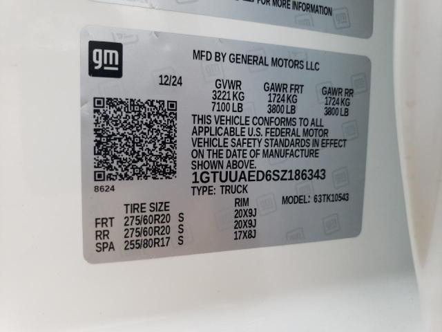 2025 GMC SIERRA K15 1GTUUAED6SZ186343