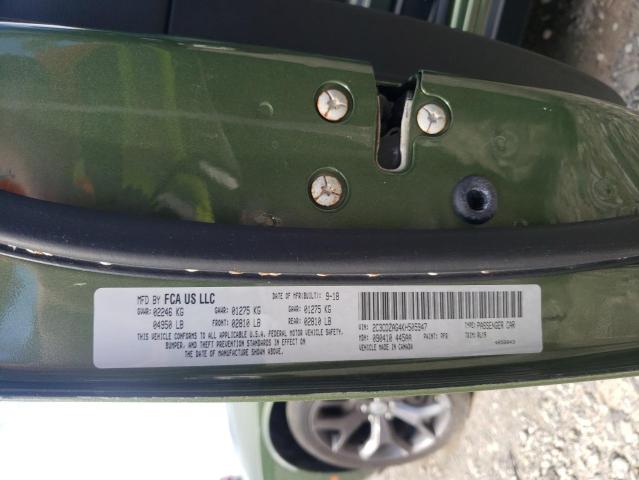 2019 DODGE CHALLENGER 2C3CDZAG4KH505947