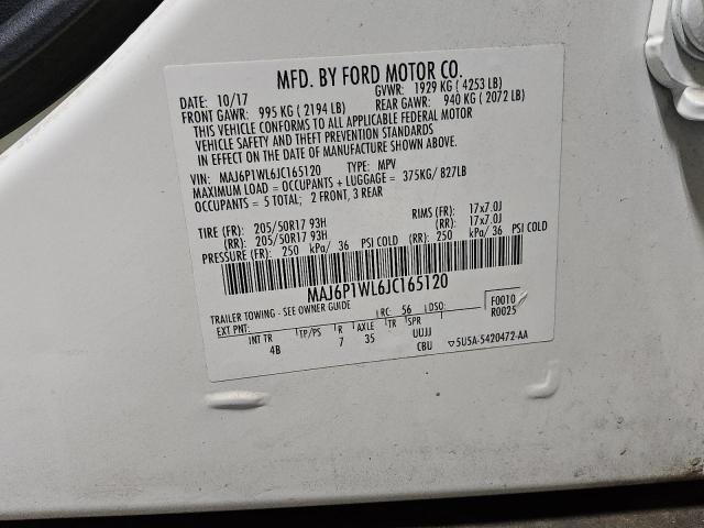 2018 FORD ECOSPORT TITANIUM MAJ6P1WL6JC165120