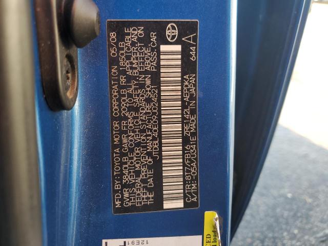 2009 TOYOTA COROLLA #3279761929