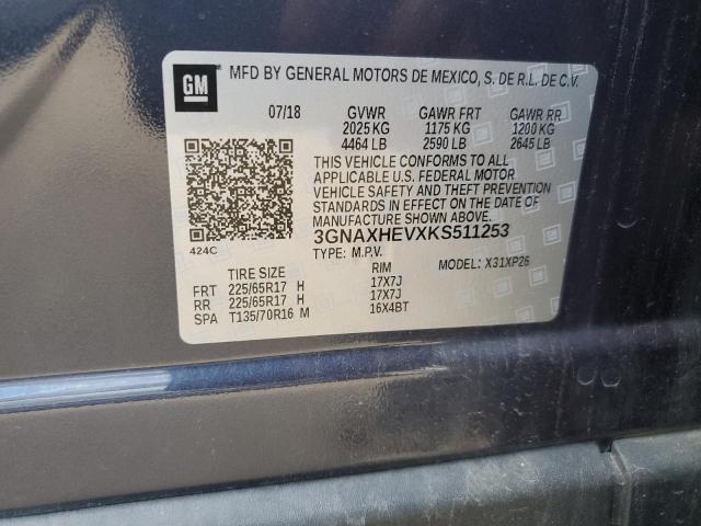 2019 CHEVROLET EQUINOX LS 3GNAXHEVXKS511253