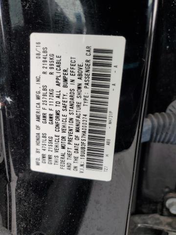 2017 ACURA TLX TECH 19UUB3F57HA000374
