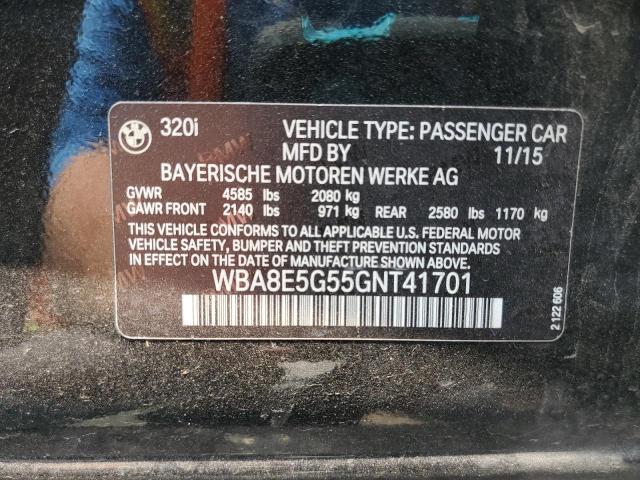 2016 BMW 320 XI WBA8E5G55GNT41701