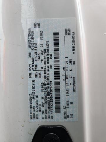 2022 FORD F150 SUPER CAB - 1FTFX1E56NFB78533