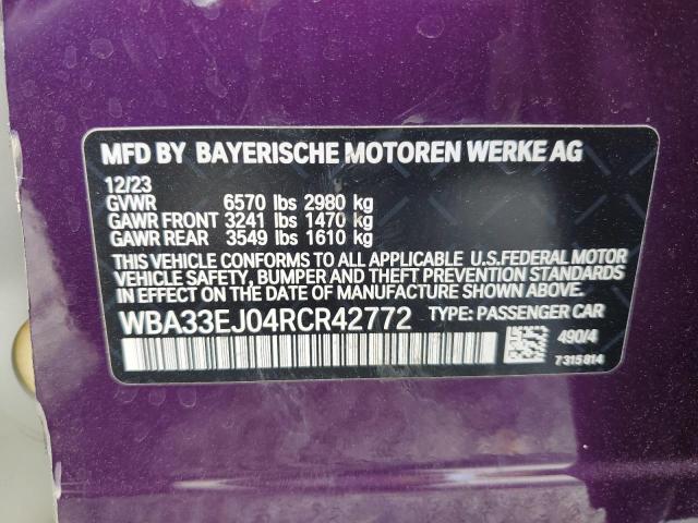 2024 BMW 760 XI - WBA33EJ04RCR42772