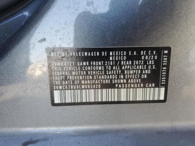 2020 VOLKSWAGEN JETTA S 3VWC57BU9LM083420