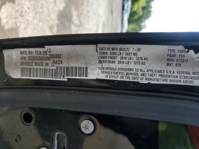 2022 DODGE CHALLENGER 2C3CDZKGXNH205882