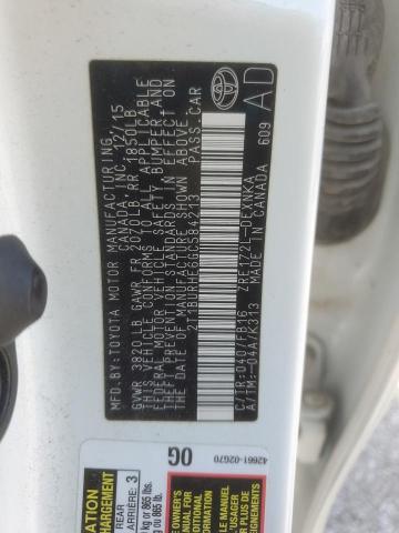 2016 TOYOTA COROLLA L - 2T1BURHE6GC584213