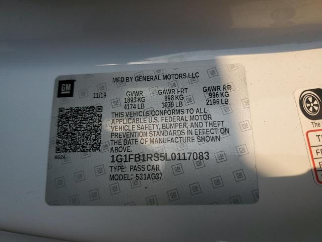 2020 CHEVROLET CAMARO LS 1G1FB1RS5L0117083