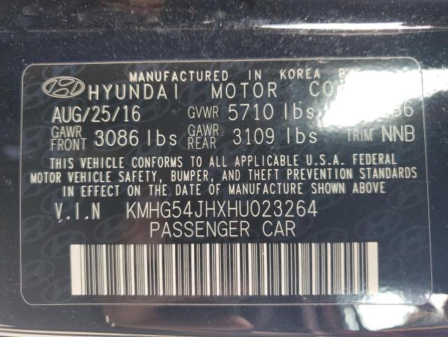 2017 GENESIS G90 ULTIMA KMHG54JHXHU023264