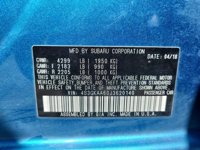 2018 SUBARU IMPREZA - 4S3GKAA60J3620140