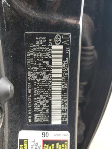 2015 TOYOTA COROLLA L 2T1BURHE5FC415900