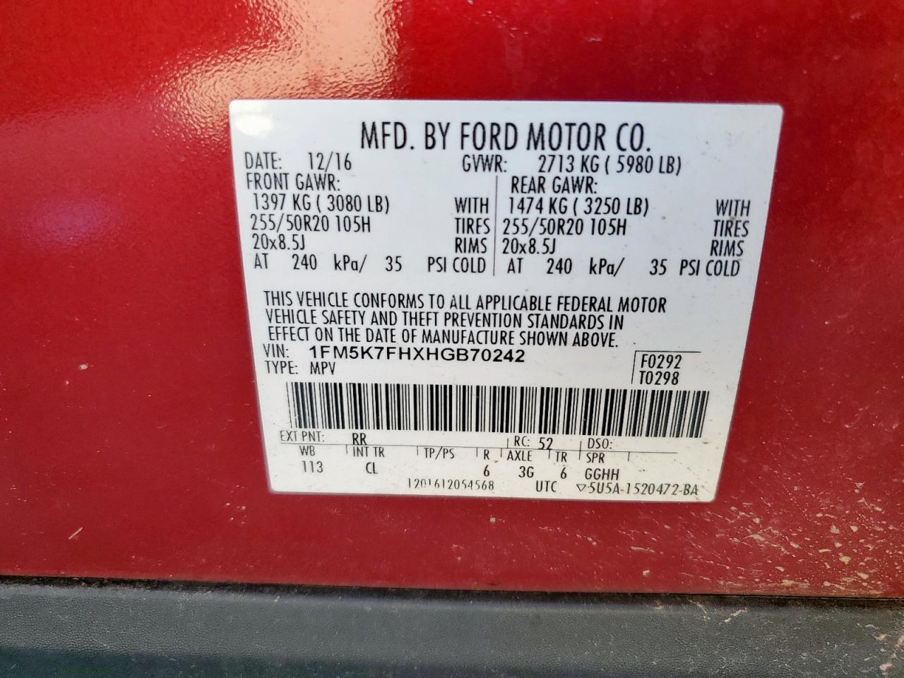 FORD EXPLORER LIMITED