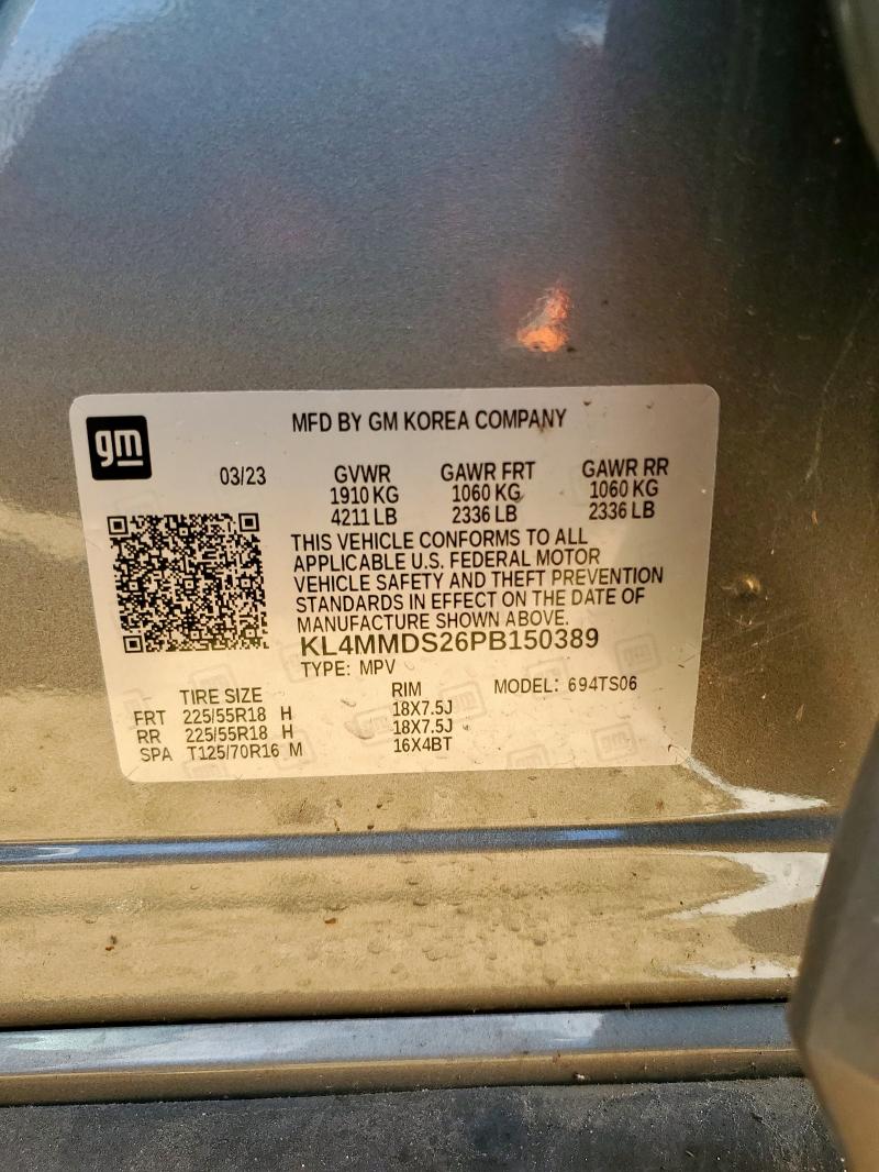 2023 BUICK ENCORE GX SELECT KL4MMDS26PB150389