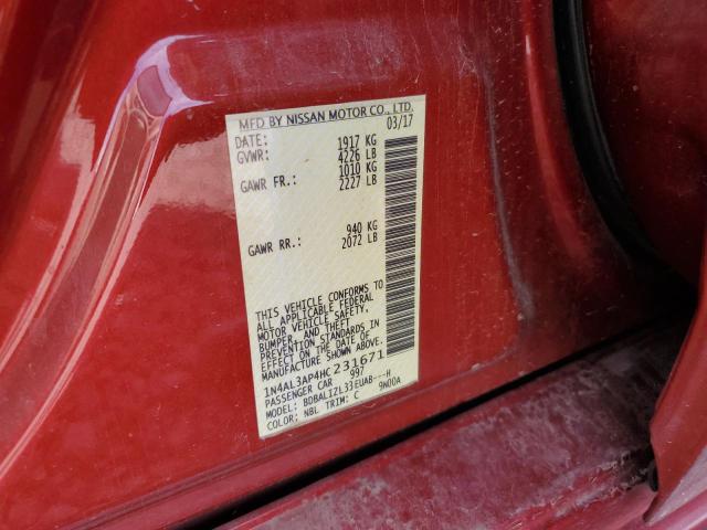 2017 NISSAN ALTIMA 2.5 - 1N4AL3AP4HC231671