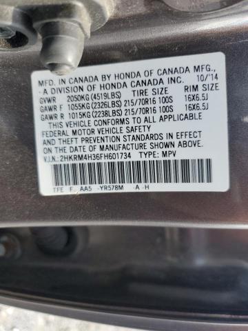 2015 HONDA CR-V LX 2HKRM4H36FH601734