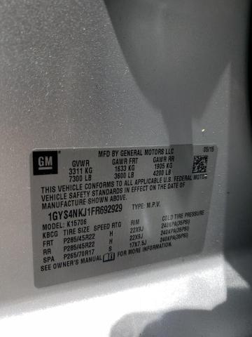 2015 CADILLAC ESCALADE P 1GYS4NKJ1FR692929