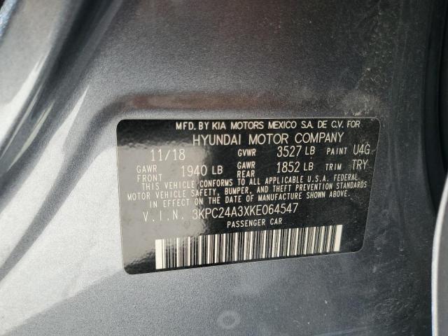 2019 HYUNDAI ACCENT SE 3KPC24A3XKE064547