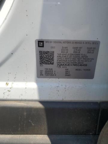 2021 CHEVROLET EQUINOX LT 3GNAXUEV7MS146459
