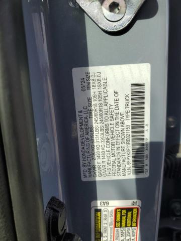2024 HONDA RIDGELINE 5FPYK3F11RB021153