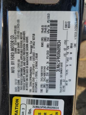 2018 LINCOLN MKZ RESERV 3LN6L5F90JR609834