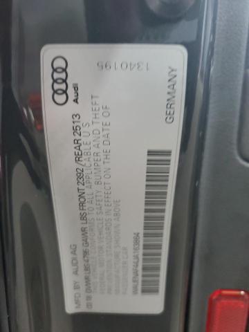 2018 AUDI A4 PREMIUM WAUENAF44JA163864