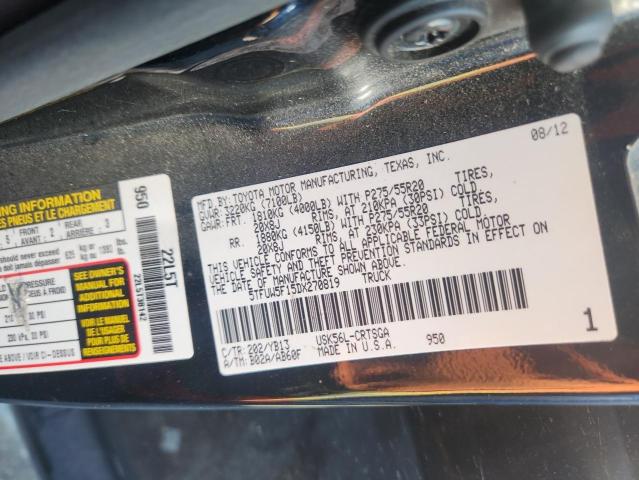 2013 TOYOTA TUNDRA DOU - 5TFUW5F15DX270819