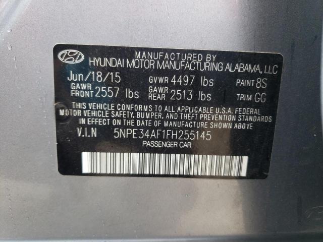 2015 HYUNDAI SONATA SPO 5NPE34AF1FH255145