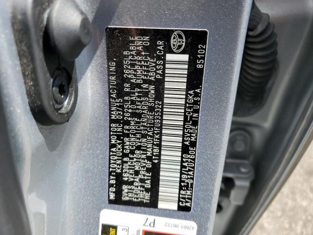 2015 TOYOTA CAMRY LE 4T1BF1FK1FU935322