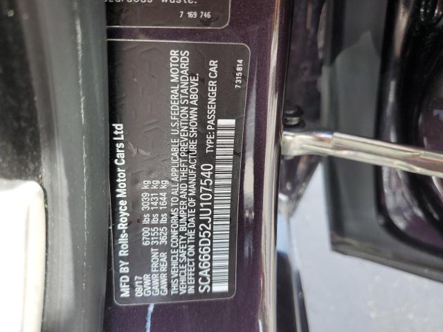 2018 ROLLS-ROYCE DAWN SCA666D52JU107540