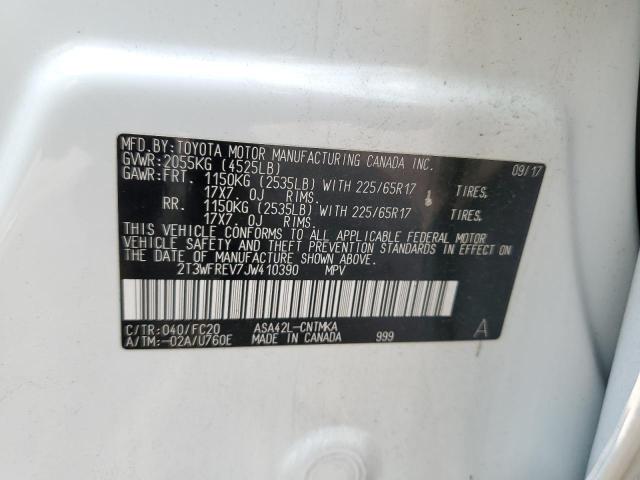 2018 TOYOTA RAV4 ADVEN 2T3WFREV7JW410390