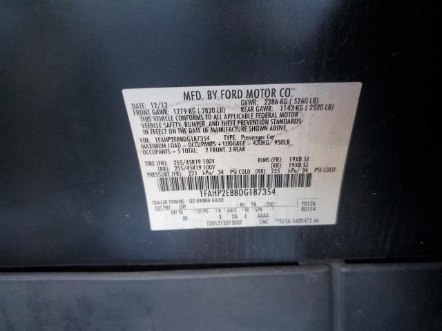 2013 FORD TAURUS SEL - 1FAHP2E88DG187354