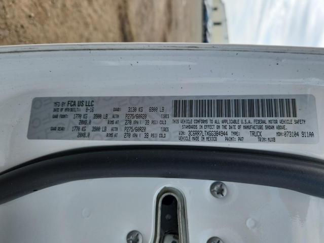 2016 RAM 1500 SLT 3C6RR7LTXGG384944