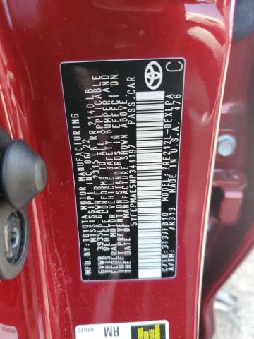 2022 TOYOTA COROLLA LE - 5YFEPMAE5NP341197