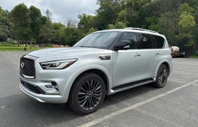 INFINITI QX80 LUXE 2021 silver  gas JN8AZ2AF9M9715616 photo #3