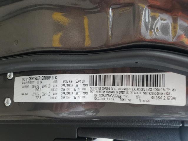 2015 JEEP CHEROKEE LATITUDE 1C4PJMCS0FW577696